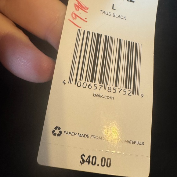 NWT  Kim Rogers Black VELOUR PULL ON STYLE w/DRAWSTRING Pants    LARGE    #K - Picture 7 of 7